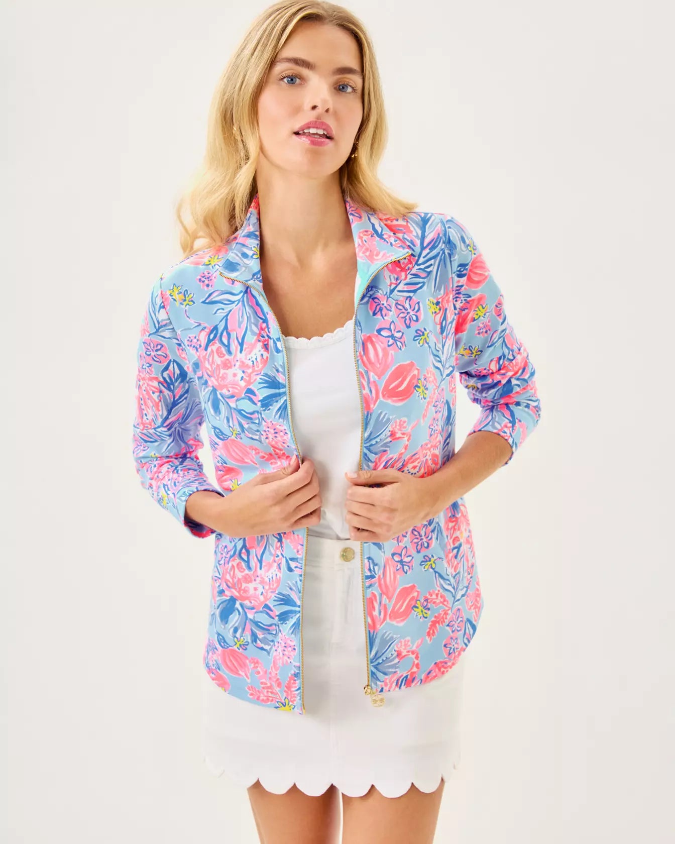 LEONA UPF 50+ ZIP-UP