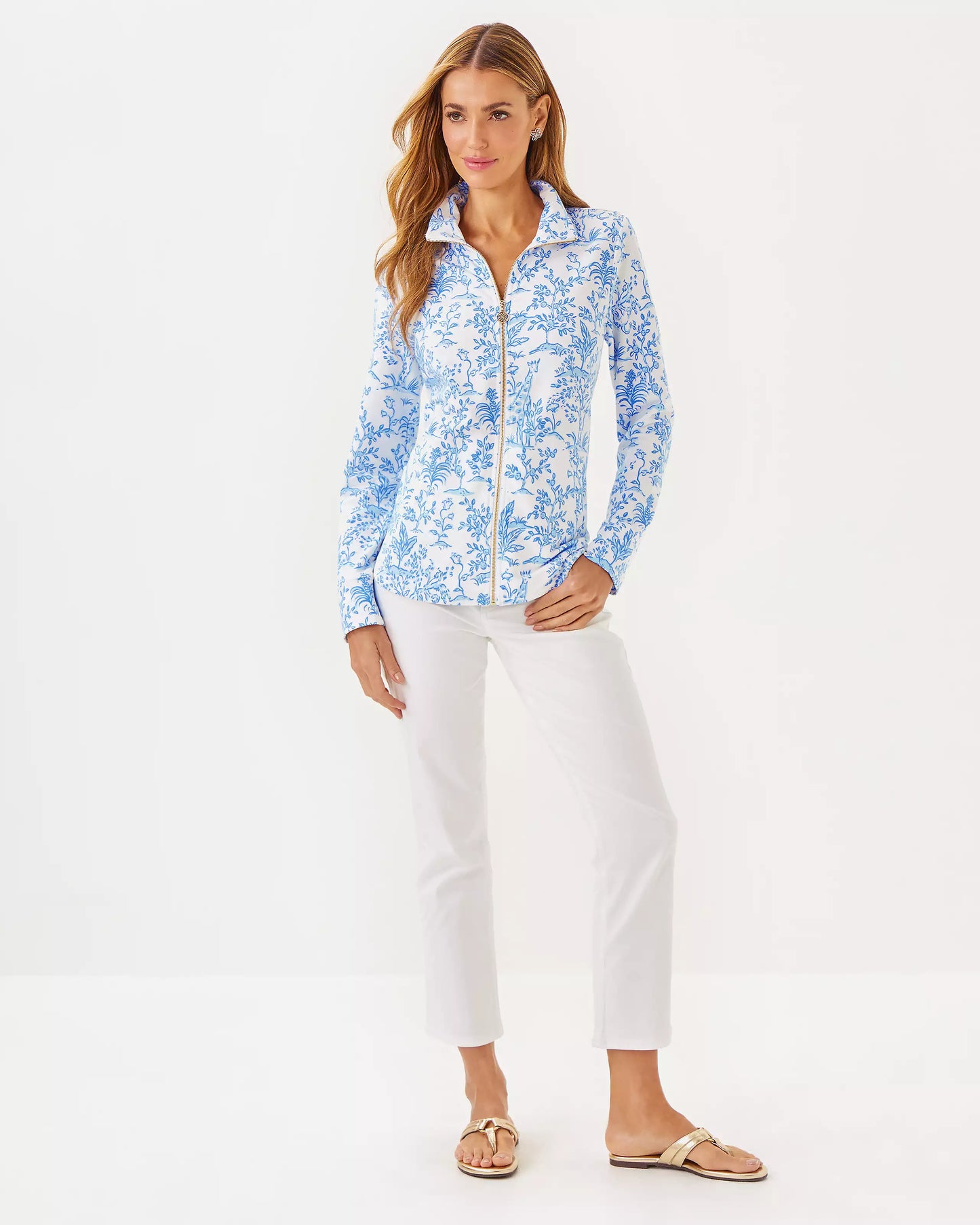 LEONA UPF 50+ ZIP-UP.