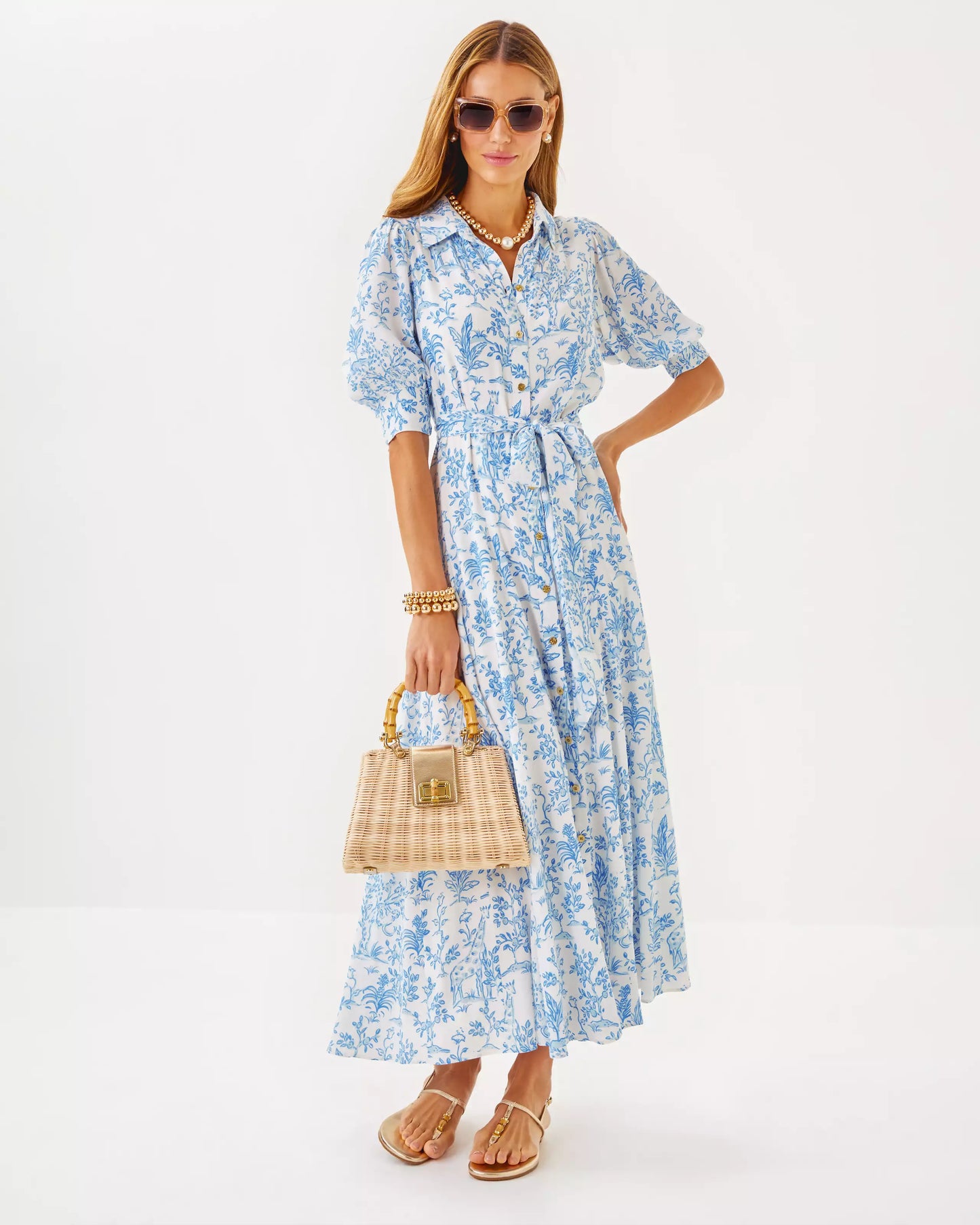 LARKYN MIDI SHIRTDRESS