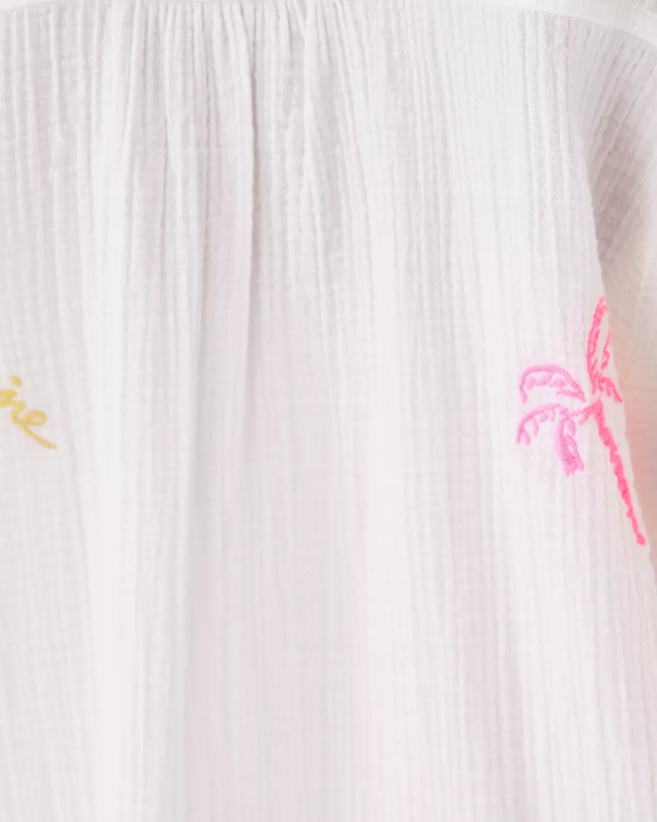 KWITNEY EMBROIDERED LONG SLEEVE COVERUP