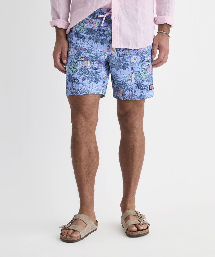 7 INCH PRINTED CHAPPY TRUNKS