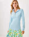 JUSTINE HALF ZIP UPF 50+