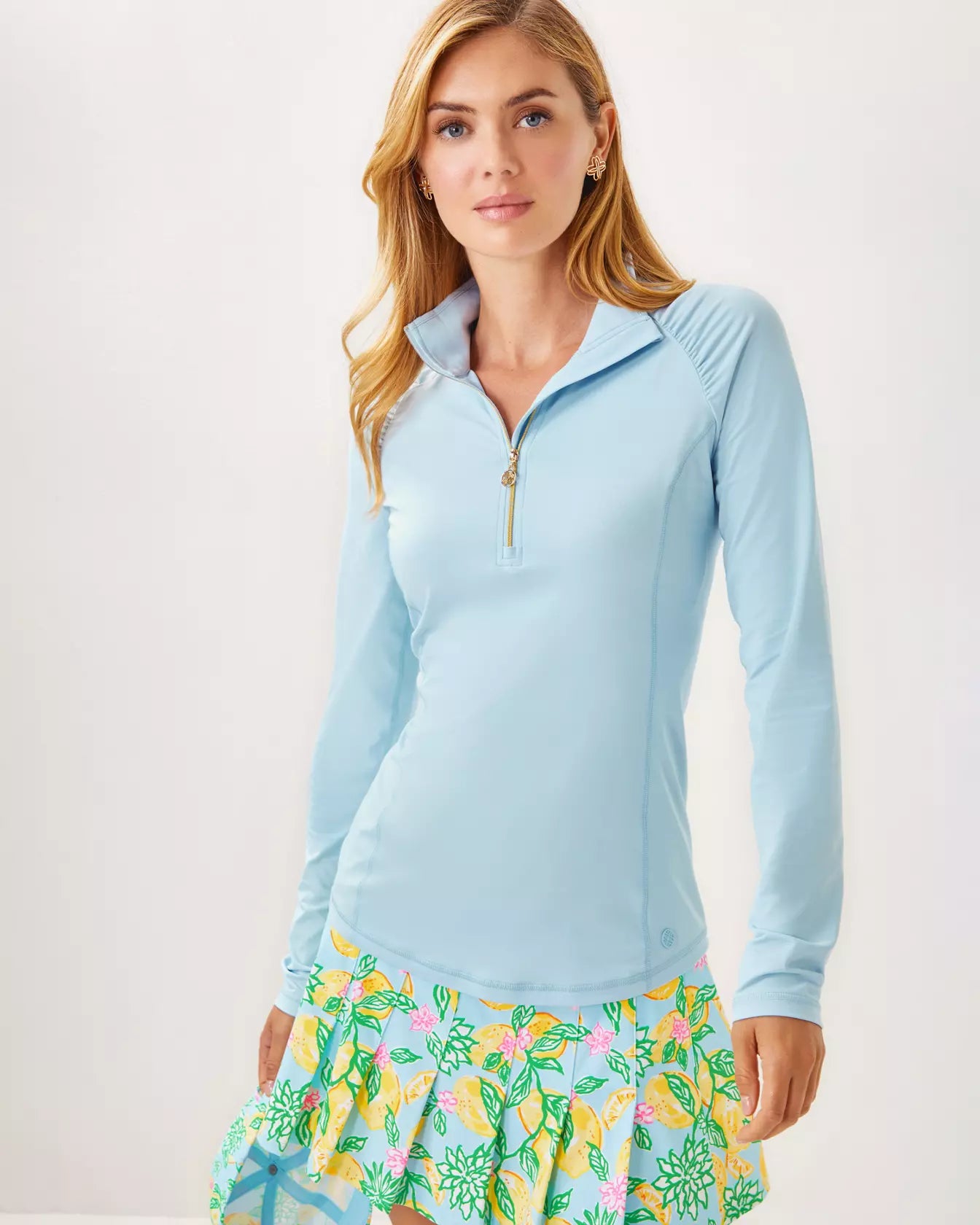 JUSTINE HALF ZIP UPF 50+