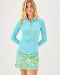 JUSTINE HALF ZIP UPF 50+