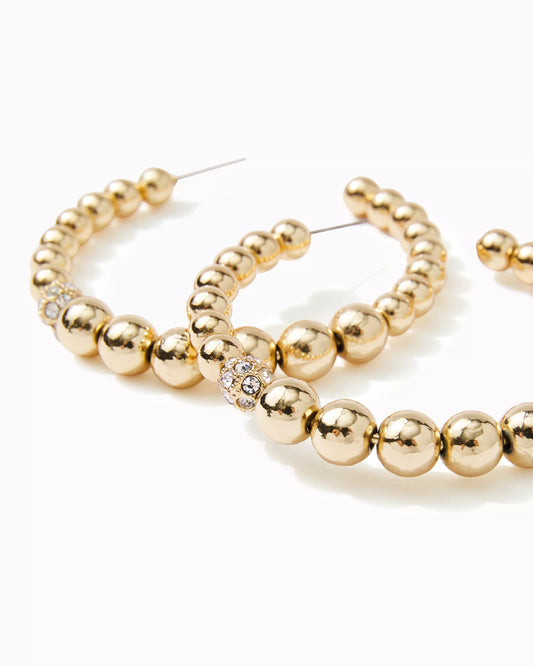BATEAU GOLD METALLIC HOOP