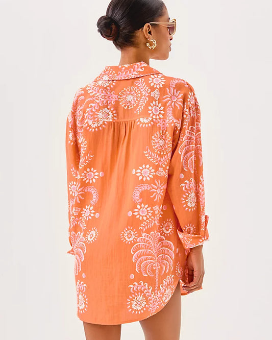 KWITNEY LONG SLEEVE COVERUP