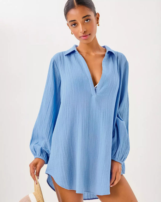 KIQUE LONG SLEEVE COVERUP