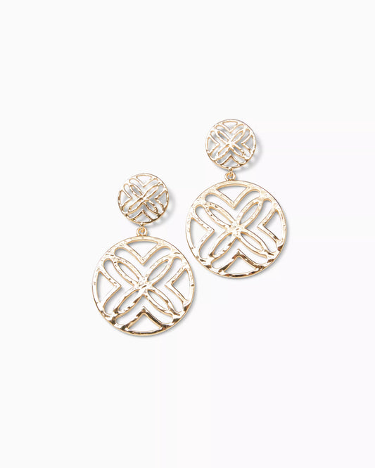 LILLY LOGO EARRING