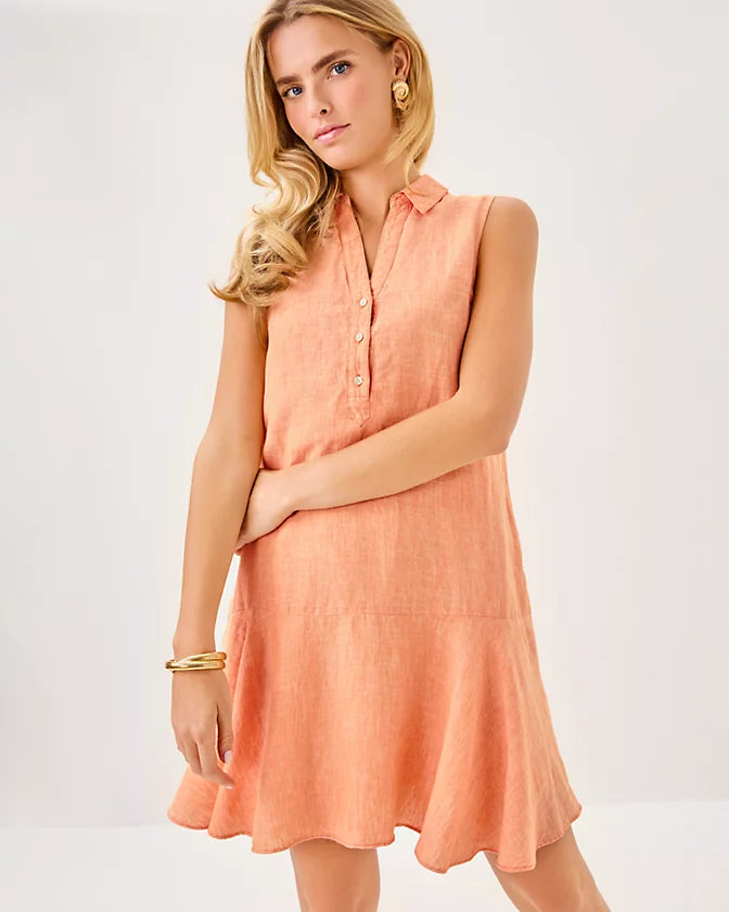 Ellowyn ELLOWYN LINEN DRESS – Palm at the Park