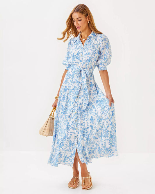 LARKYN MIDI SHIRTDRESS