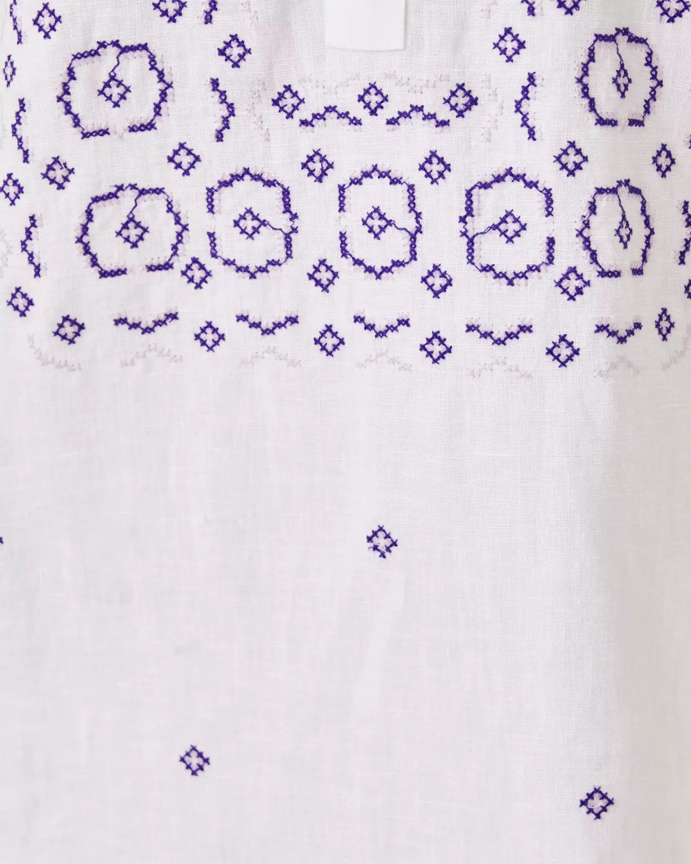 MIALEIGH ELBOW SLEEVE LINEN DRESS.