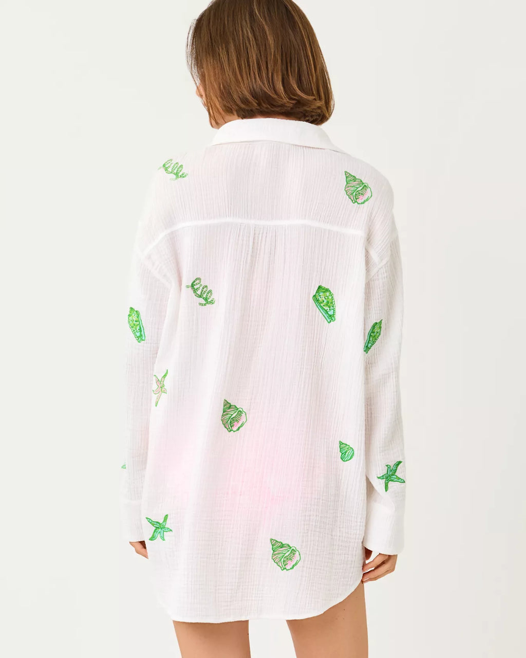 KWITNEY LONG-SLEEVE COVERUP
