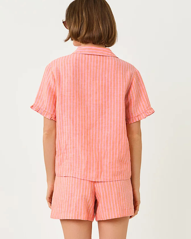 CARDEN RUFFLE TOP