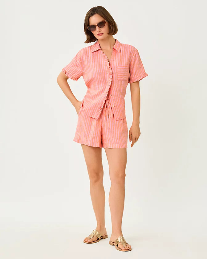 CARDEN RUFFLE TOP