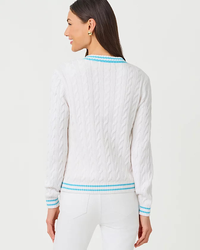 BROCKTON CREW NECK CARDIGAN