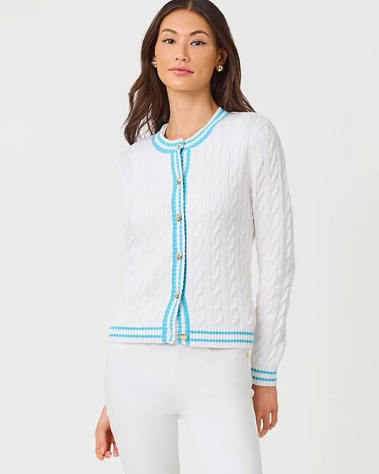 BROCKTON CREW NECK CARDIGAN