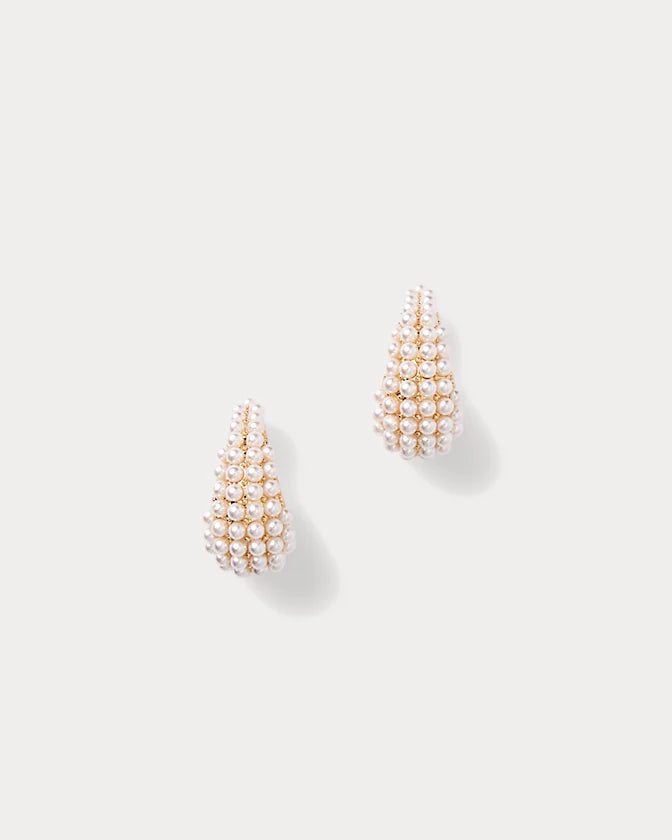 LILLY OF THE VALLEY HOOP EARRINGS