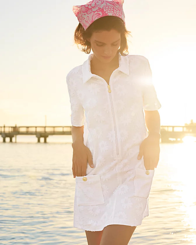BRAYTON SHORT SLEEVE TERRY COVERUP