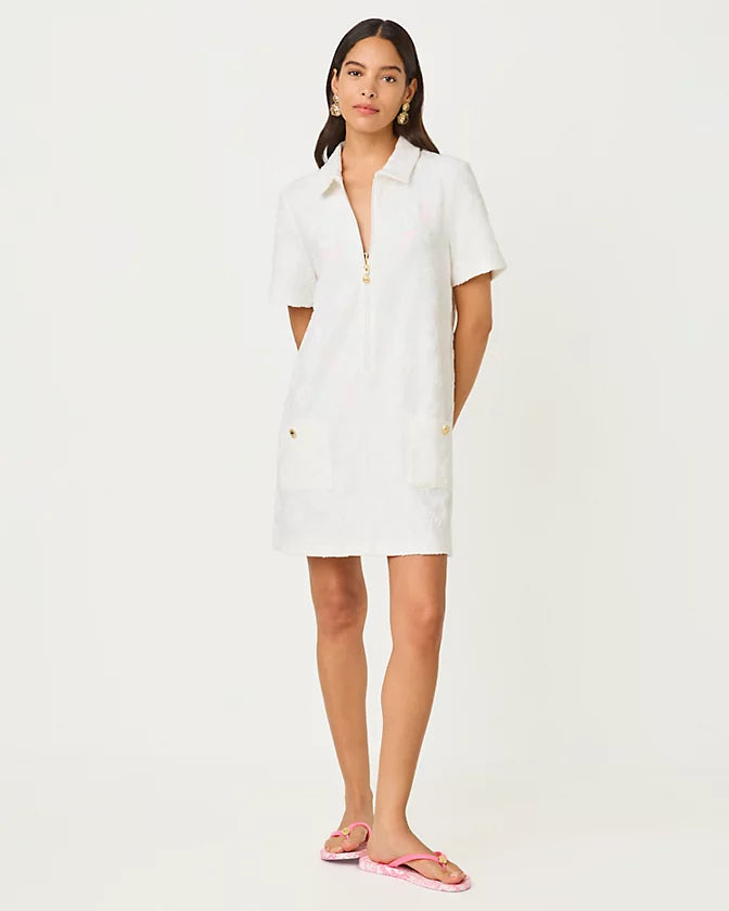 BRAYTON SHORT SLEEVE TERRY COVERUP