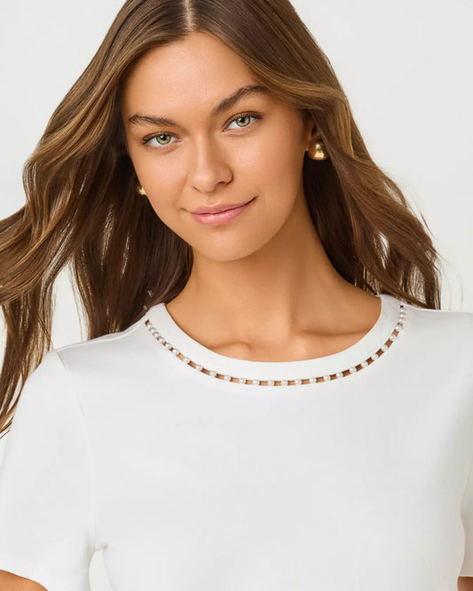 CLAIRMONT PEARL KNIT TOP