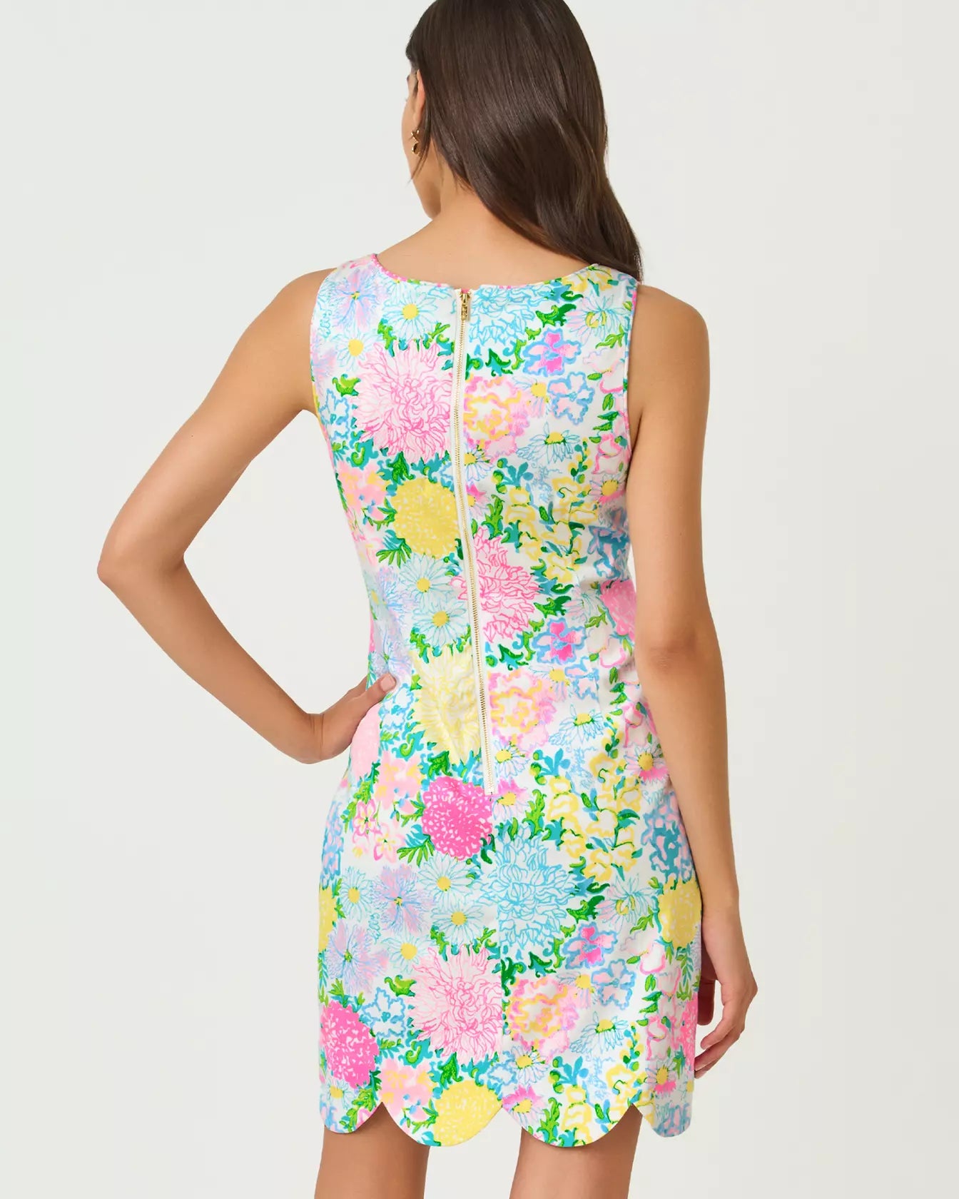 THE SCALLOP LILLY SHIFT DRESS