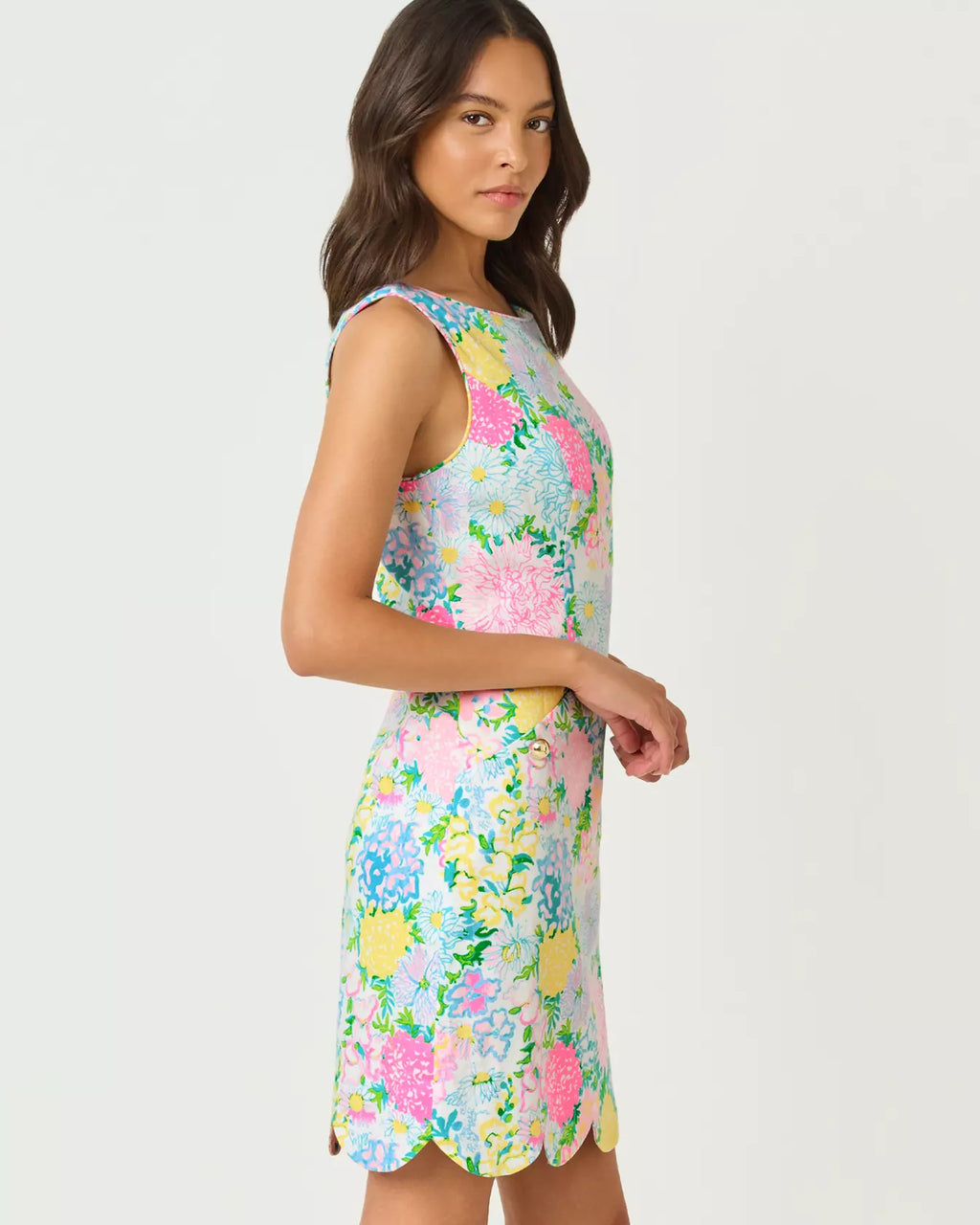 THE SCALLOP LILLY SHIFT DRESS