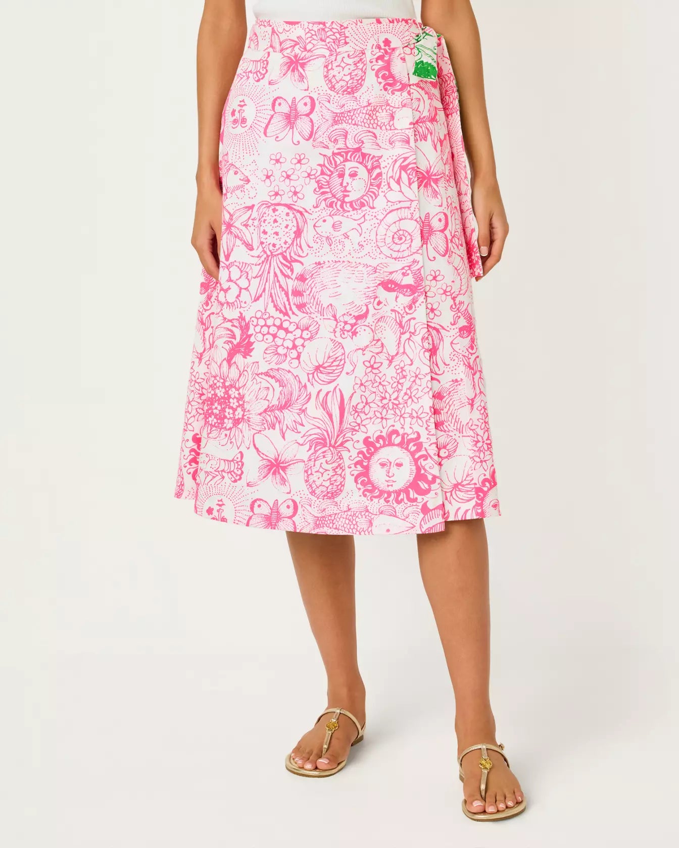 CONSTANCE REVERSIBLE MIDI SKIRT