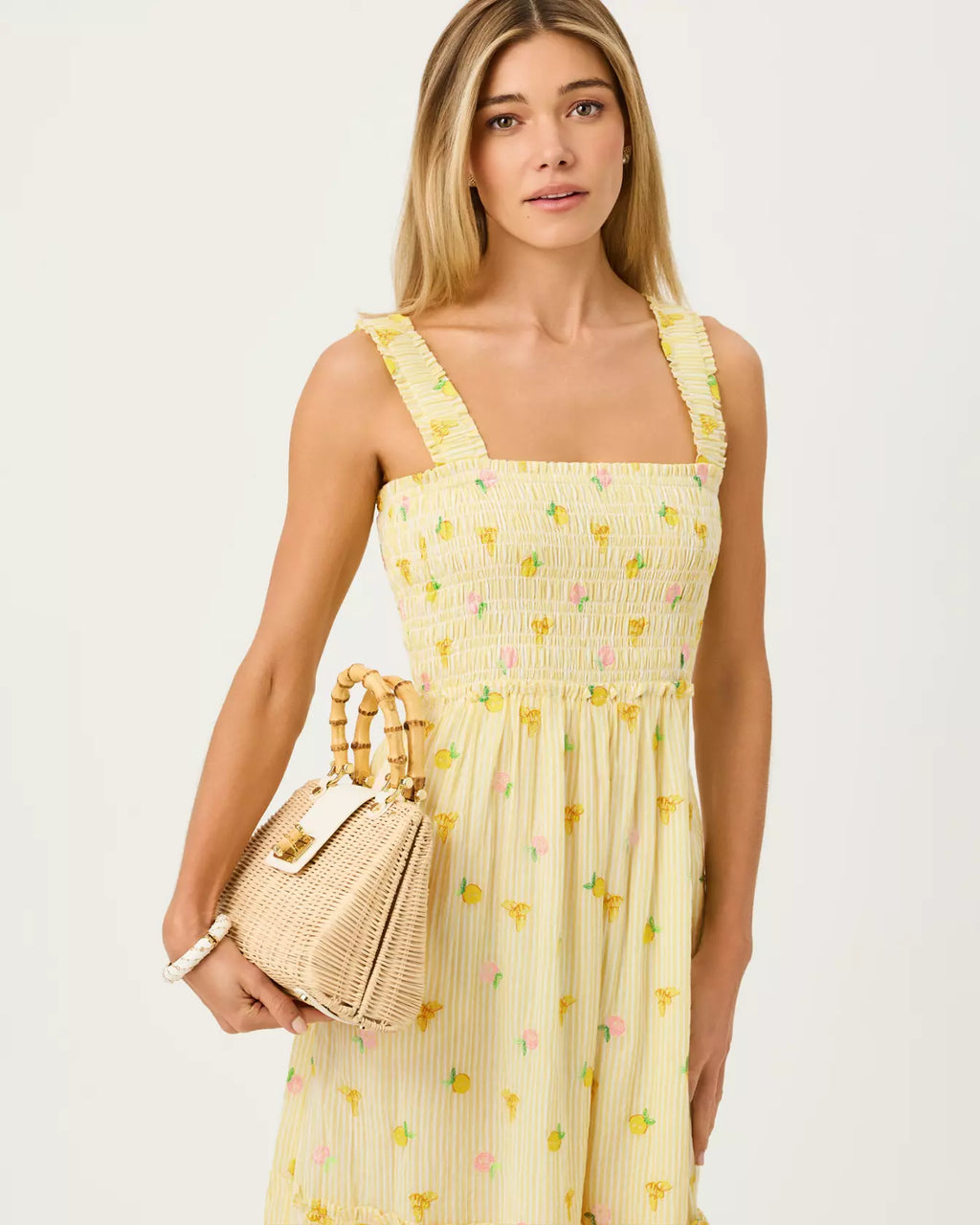 HADLY SMOCKED MAXI DRESS