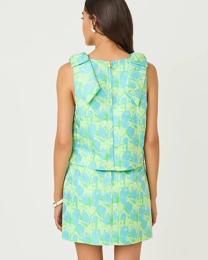 ANNALEESE SLEEVELESS CROPPED TOP