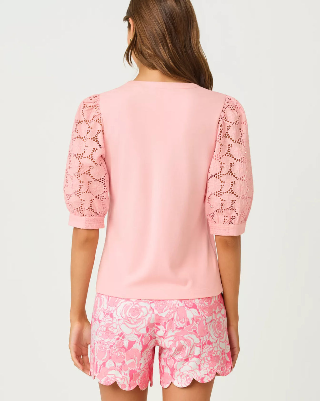 RONSON EYELET KNIT TOP
