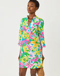 ANNADETTA LINEN TUNIC DRESS