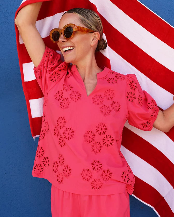 CASTINE SHORT SLEEVE TOP