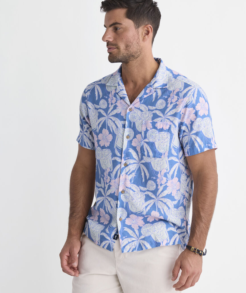 PALM ARTIA LINEN SHIRT