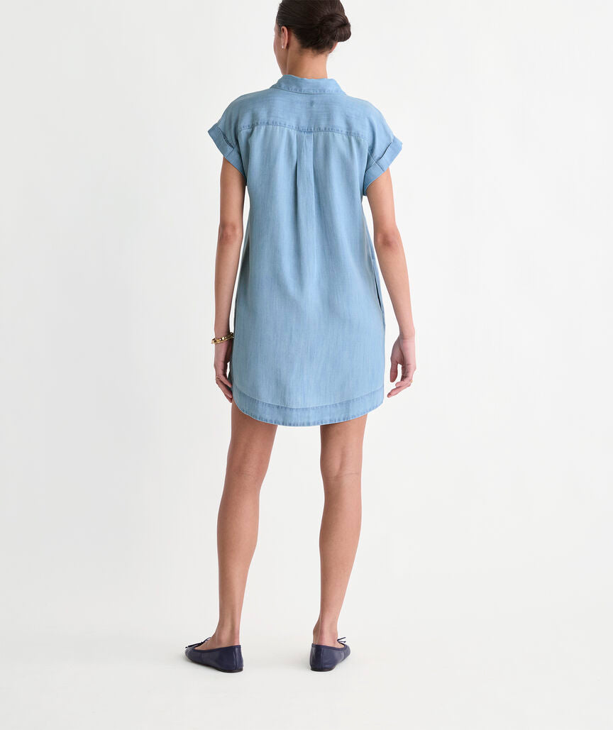 MARGO CHAMBRAY SHIRTDRESS