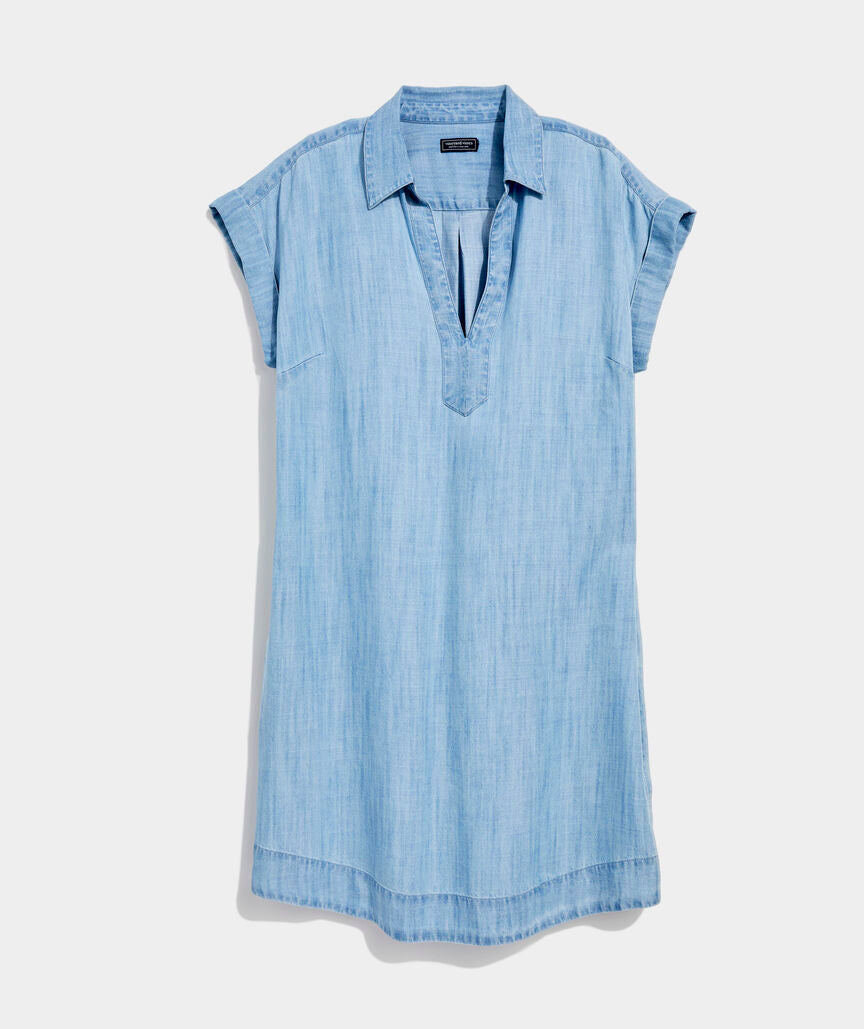 MARGO CHAMBRAY SHIRTDRESS