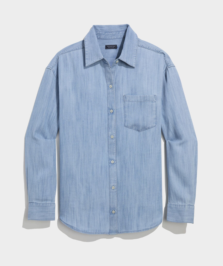 BIRDIE CHAMBRAY BUTTON-DOWN