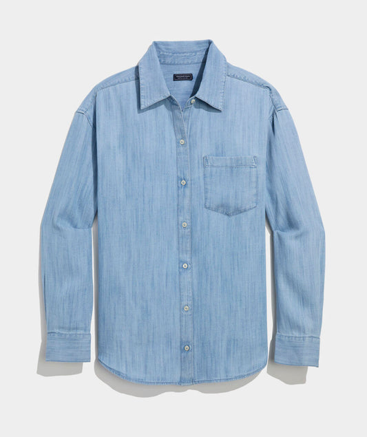 BIRDIE CHAMBRAY BUTTON-DOWN