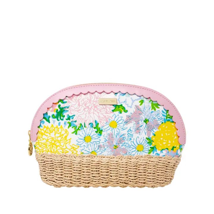 RAFFIA POUCH