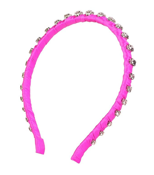 LILLY PULITZER PINK RHINESTONE HEADBAND