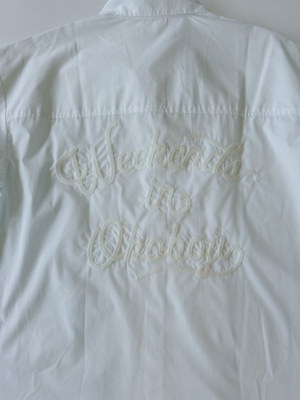 OKOBOJI ROPE EMBROIDERY BUTTON UP