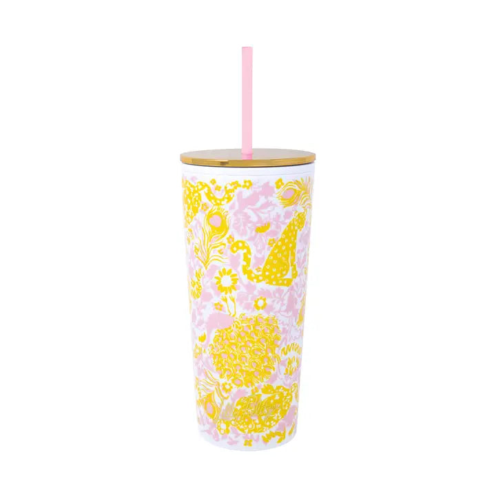 TUMBLER WITH STRAW