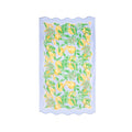 SCALLOPED BEACH TOWEL - MAKE LEMONADE