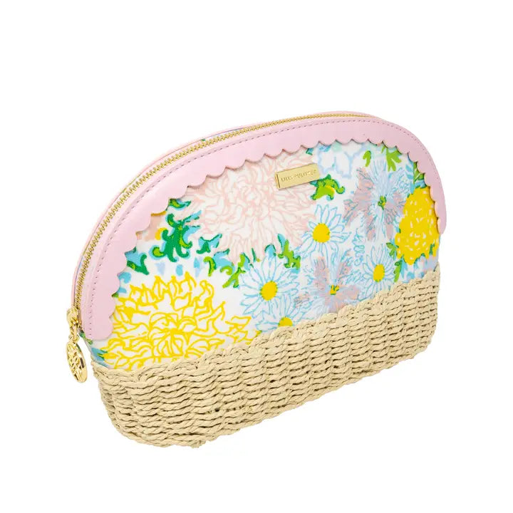 RAFFIA POUCH