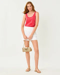 GABBIE CROCHET TRIMMED KNIT TOP