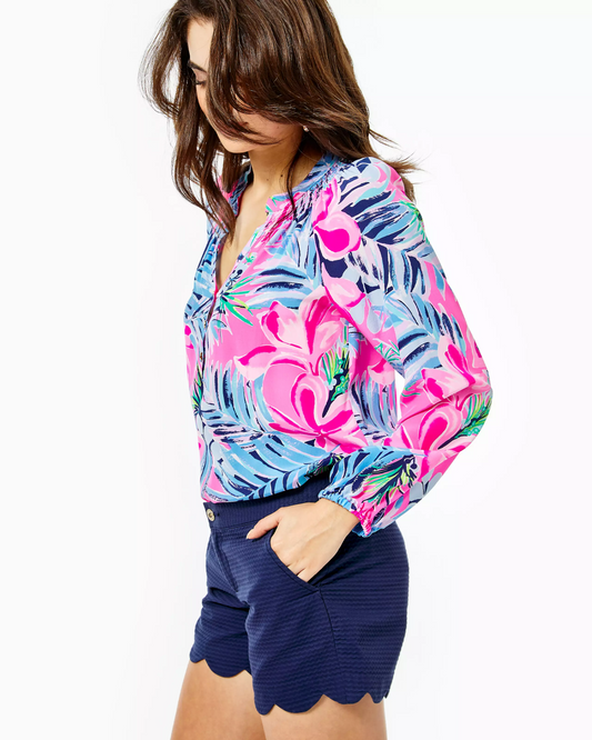 BUTTERCUP SCALLOP HEM SHORT